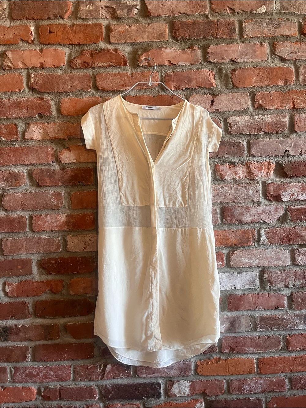 Alexander Wang Ivory Lightweight Tunic
